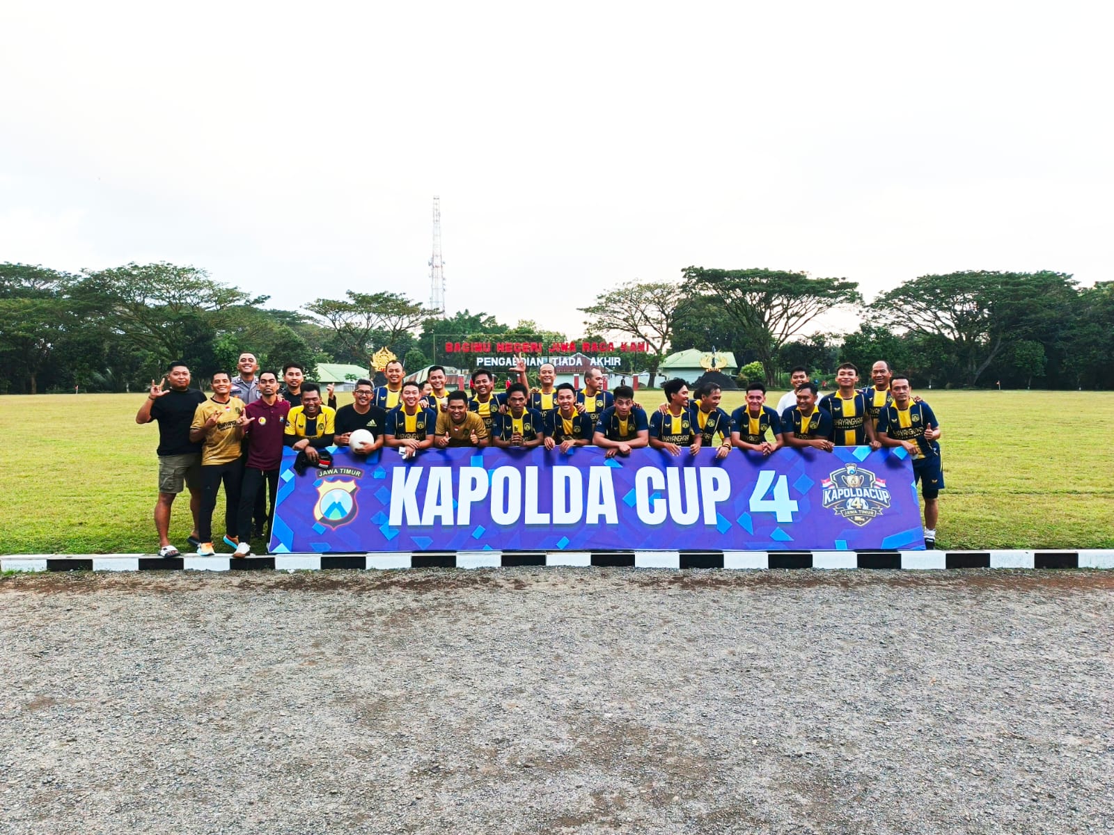 Tim Polres Jember Berhasil Melaju ke Babak 16 Besar Kapolda Cup 4 dengan skor 2-0